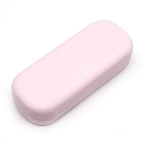 Valentines Day Pink Heart Love You Glasses Case Eyeglasses Hard Shell Storage Spectacle Box 